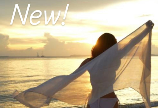 "Rhiannon" Shawl/Scarf/Sarong in black and champagne